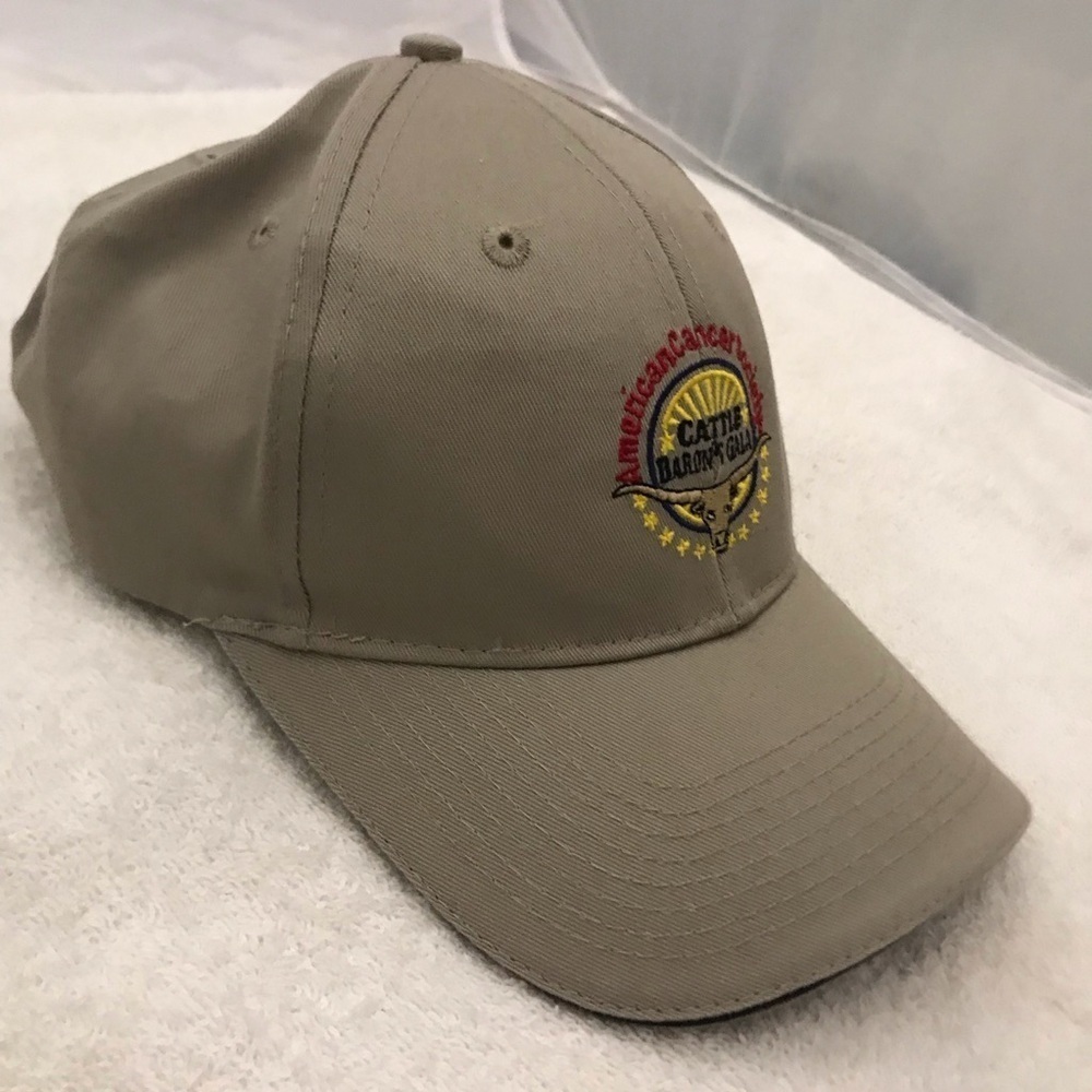 Port & Company For American Cancer Society Cattle Baron's Adjustable Cotton Cap View 5
